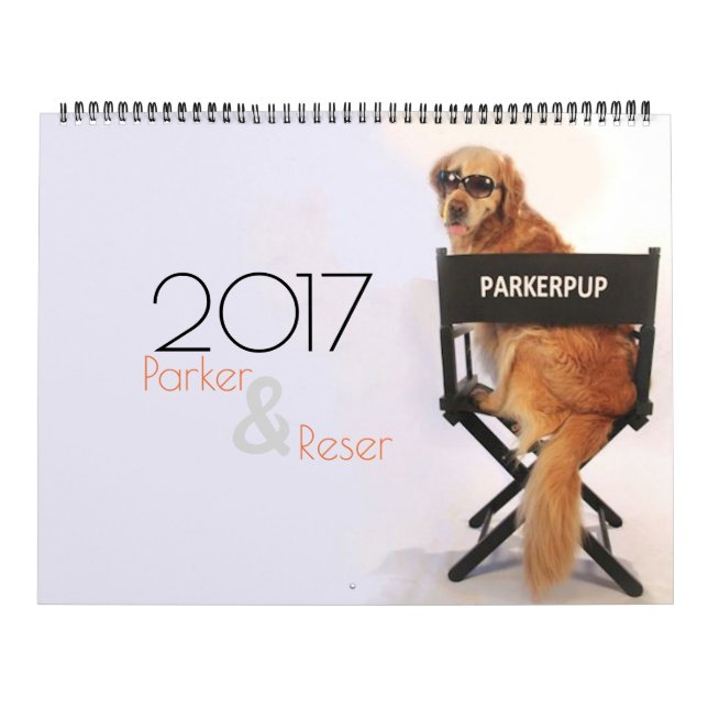Calendario de ParkerPup 2017 y de Reser (Tapa)