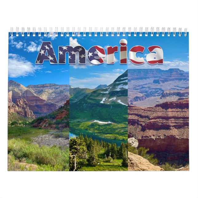 Calendario de parques nacionales de Estados Unidos (Tapa)