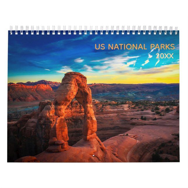Calendario de Parques Nacionales de Estados Unidos (Tapa)