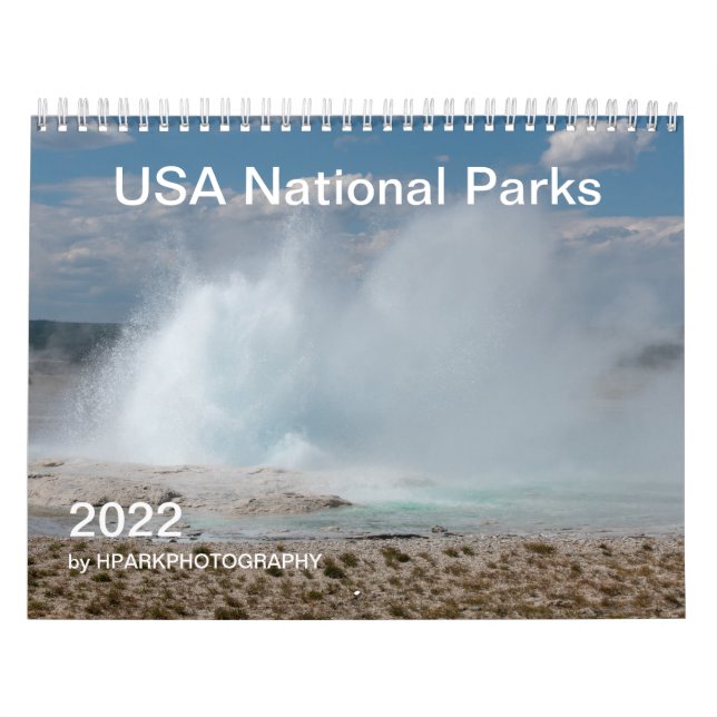 Calendario de Parques Nacionales de Estados Unidos (Tapa)