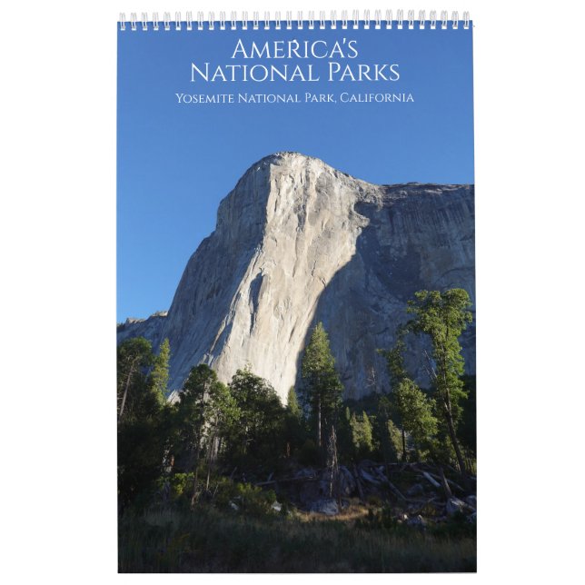 Calendario de parques nacionales de Estados Unidos (Tapa)