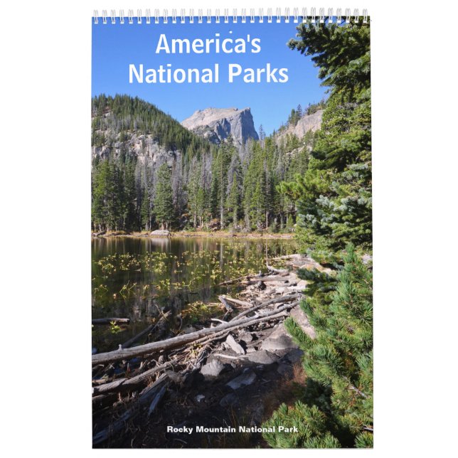Calendario de parques nacionales de Estados Unidos (Tapa)