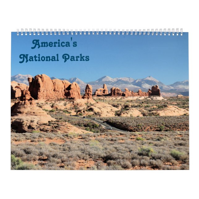 Calendario de parques nacionales de Estados Unidos (Tapa)