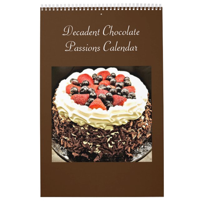 Calendario de pasiones de chocolate decente (Tapa)