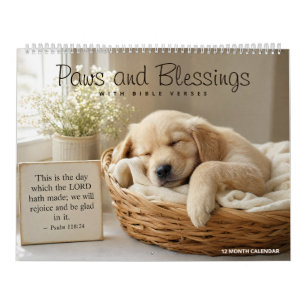 Calendario de Patitas y Bendiciones - Con Versícul
