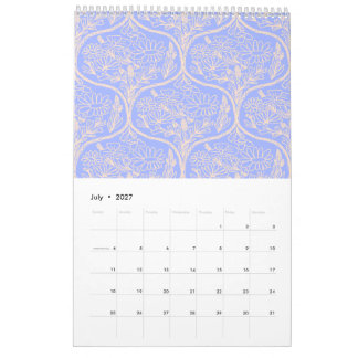 Calendario de patrones y escenas botánicas griegas
