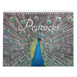Calendario de pavo real