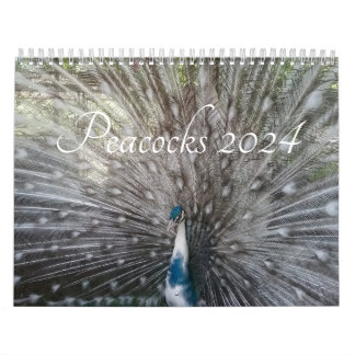 Calendario de pavos reales 2024