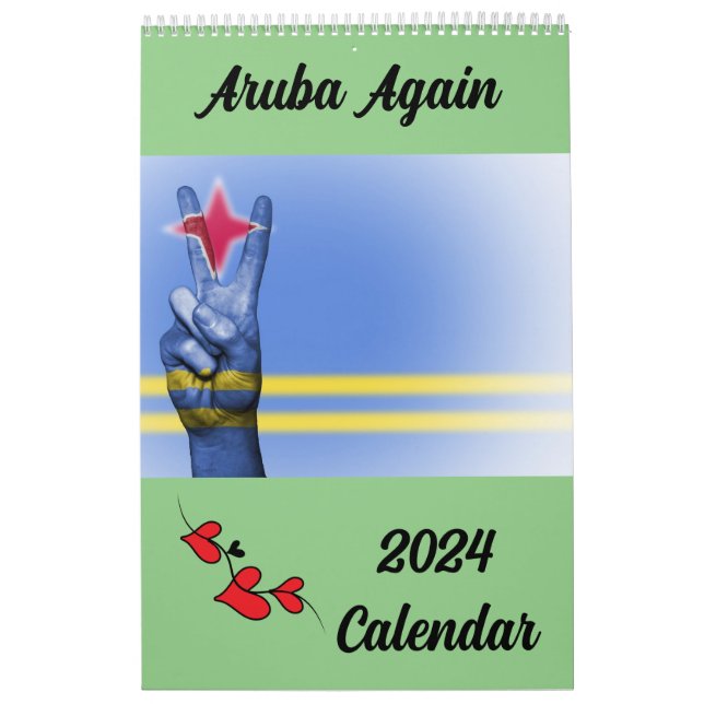 Calendario de paz de Aruba de nuevo (Tapa)