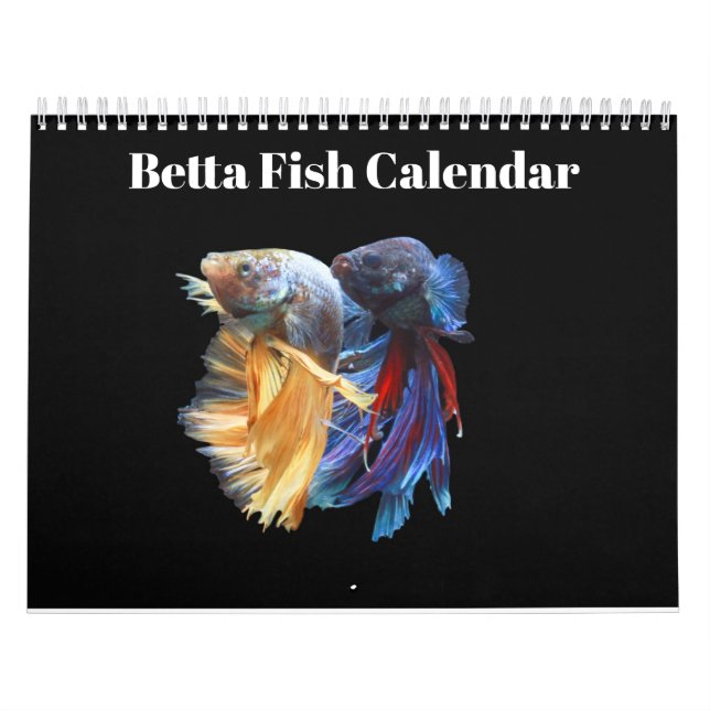 Calendario de peces betta 2027 (Tapa)