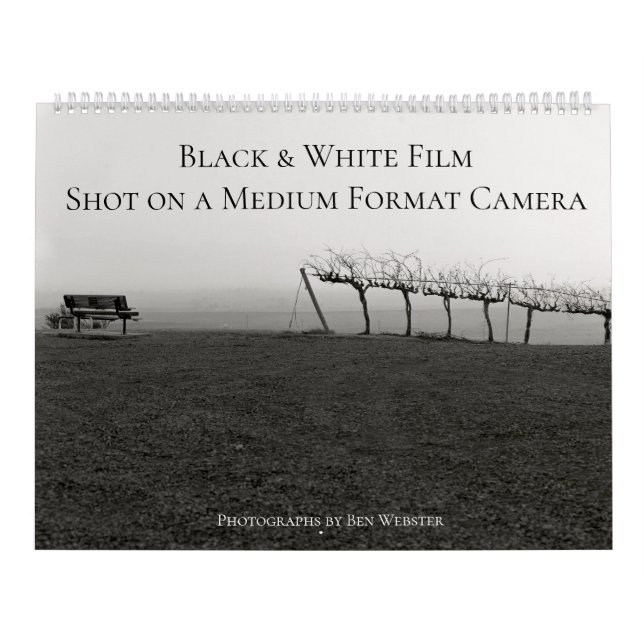 Calendario de Película en Blanco y Negro  (Tapa)