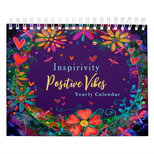 Calendario de pequeñas vibraciones positivas de pe (Tapa)
