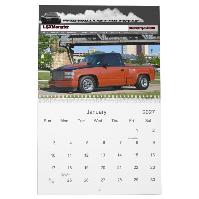 calendario de Performancetrucks.net 2012 (Jan 2027)