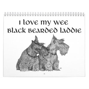 Calendario de perro de Escocia