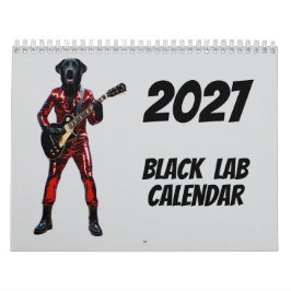 Calendario de Perro Labrador Negro 2027