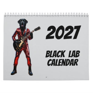 Calendario de Perro Labrador Negro 2027