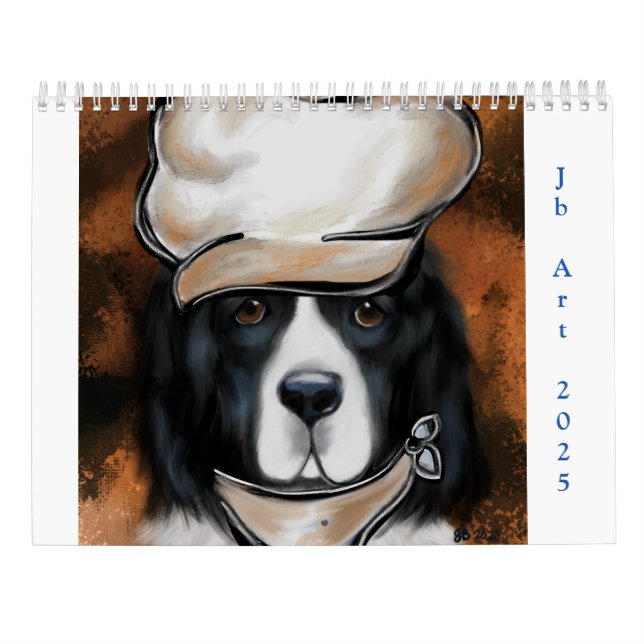 CALENDARIO DE PERRO NEWFOUNDLAND (Reverso)