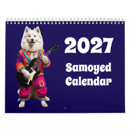Calendario de Perro Samoyedo 2027