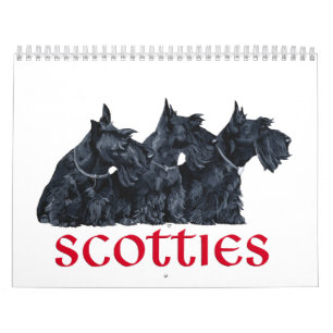 Calendario de perro Scottie