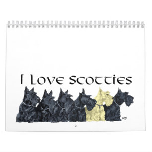 Calendario de perro Scottie