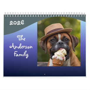 Calendario de Perro Tonto Foto Personalizada Regal
