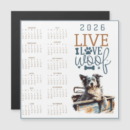 Calendario de perro Vive Ama Ladra
