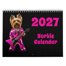 Calendario de perro Yorkie 2027
