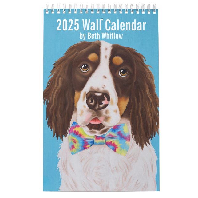 Calendario de perros 2025 caprichoso - Pequeño (Tapa)