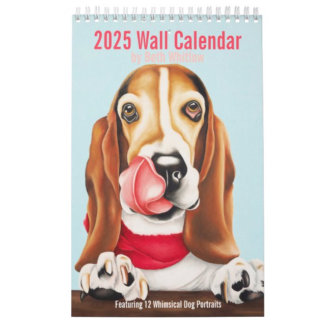 Calendario de perros 2025 caprichoso - Pequeño (Tapa)