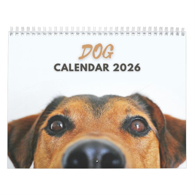 Calendario de perros 2026 (Tapa)
