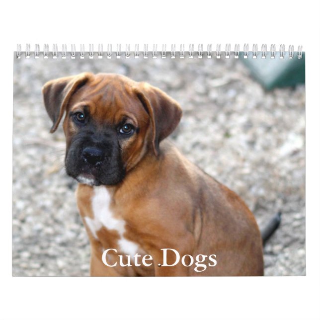 Calendario de Perros Adorables (Tapa)