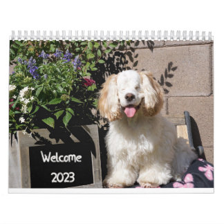 Calendario de perros adorables y adorables 2023