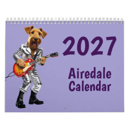 Calendario de Perros Airedale 2027