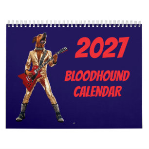 Calendario de perros Bloodhound 2027