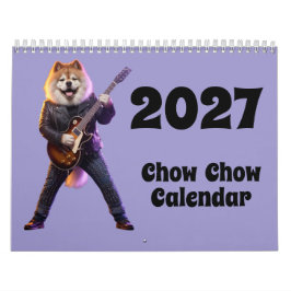 Calendario de perros Chow Chow 2027