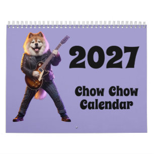 Calendario de perros Chow Chow 2027