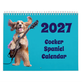 Calendario de Perros Cocker Spaniel 2027