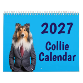 Calendario de perros Collie 2027