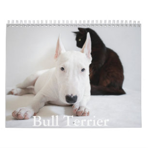 Calendario de perros del Bull Terrier