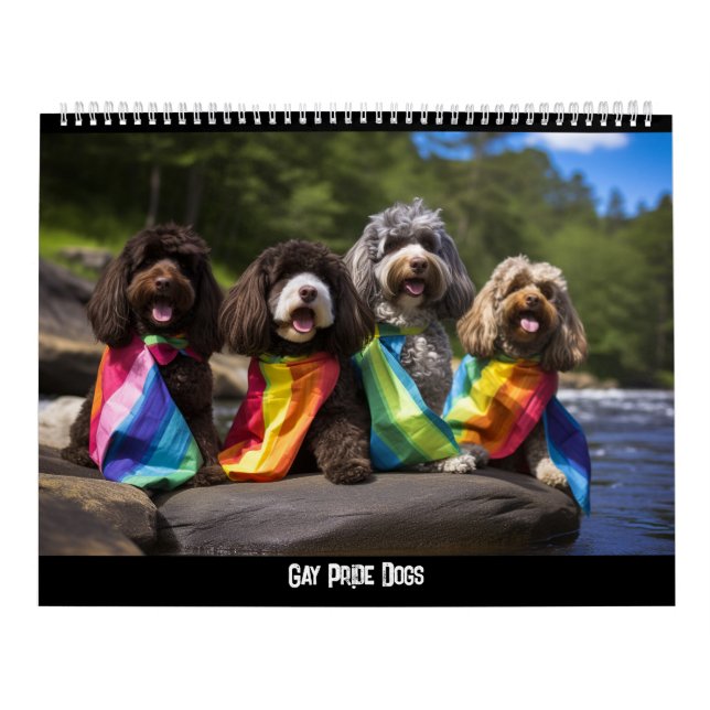 Calendario de perros del orgullo gay (Tapa)