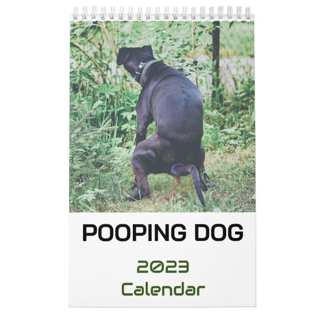 Calendario de perros en el Pooping 2023 (Tapa)