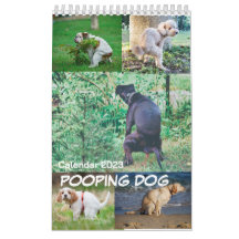 Calendario de perros en el Pooping 2023