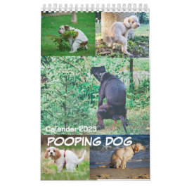 Calendario de perros en el Pooping 2023