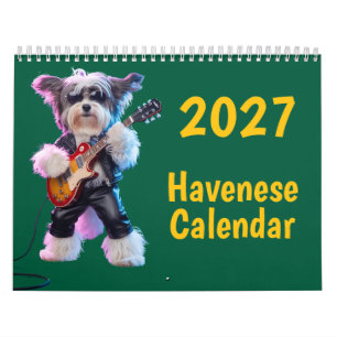 Calendario de perros Havenese 2027