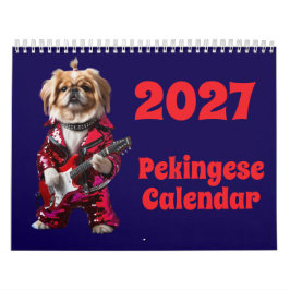 Calendario de perros pekineses 2027