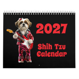 Calendario de perros Shih Tzu 2027