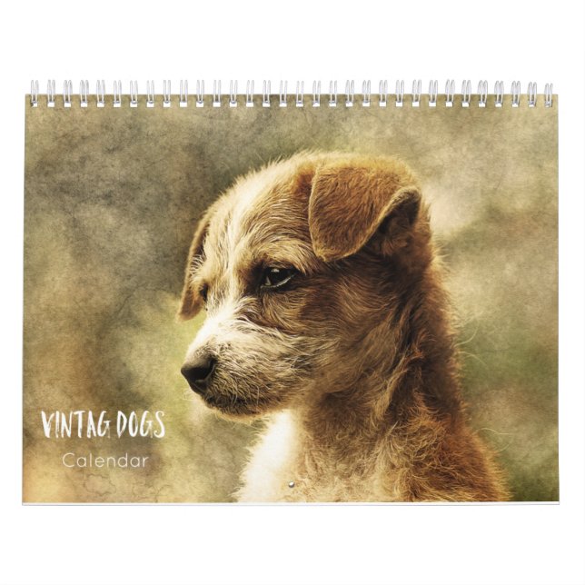 calendario de perros vintage 2023 (Tapa)