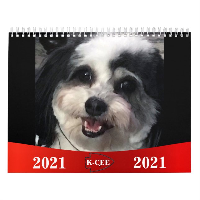 Calendario de perros Zuchon de K-Cee 2021 (Tapa)