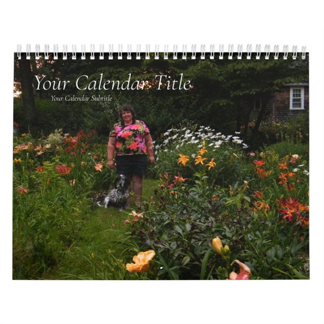 Calendario de personalizable Añadir sus fotos y te (Tapa)