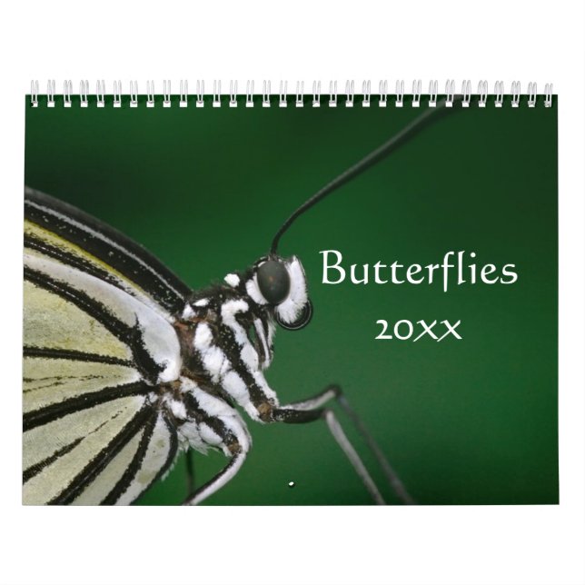 Calendario de Personalizable de mariposas (Tapa)